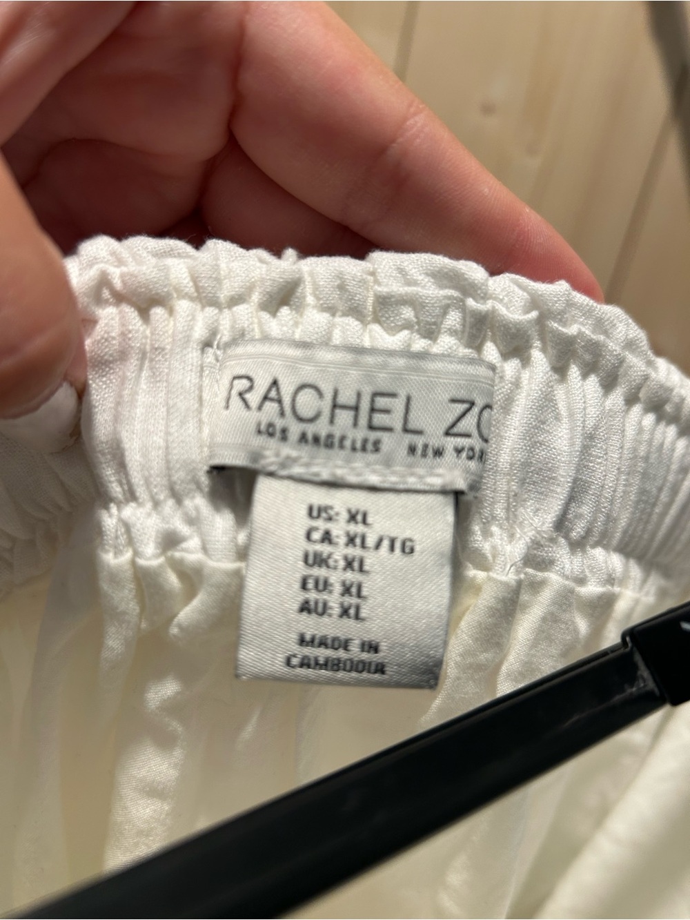 Rachel Zoe Cream A-Line Skirt with Mustard, Olive & Brown Floral Motif - Picture 2 of 2
